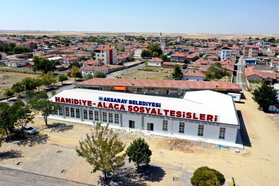 HAMİDİYE- ALACA MAHALLE KONAĞI VE ÇOK AMAÇLI SOSYAL TESİSİ AÇILIŞA HAZIRLANIYOR