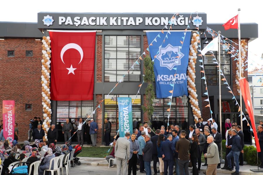 PAŞACIK KİTAP KONAĞI HİZMETE AÇILDI 