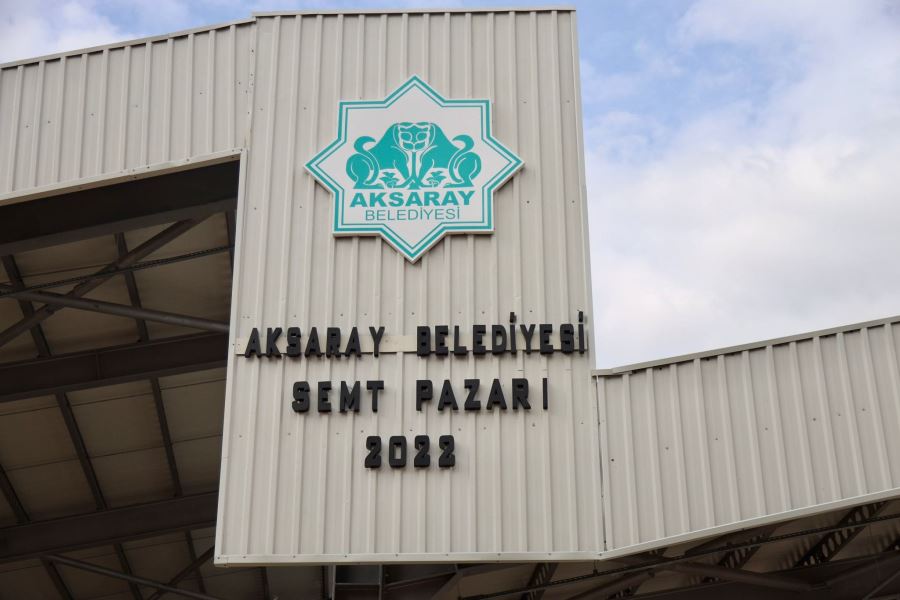  CUMA SEMT PAZARI AÇILIŞA HAZIRLANIYOR