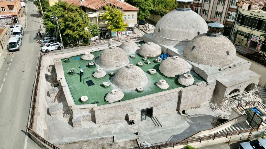 TARİHİ KILIÇARSLAN HAMAMI RESTORASYON ÇALIŞMALARI İLE KORUNUYOR