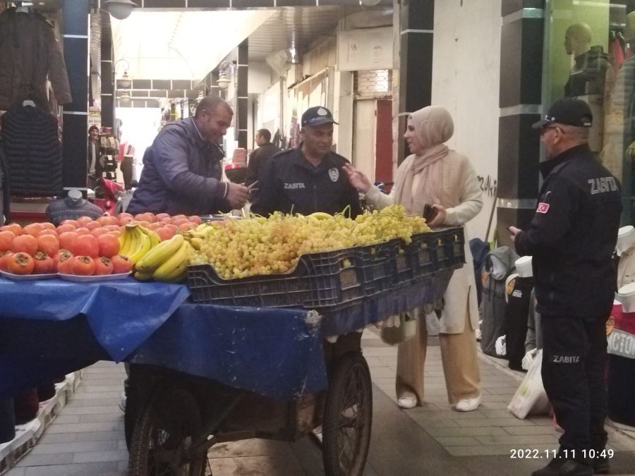 Zabıta ekipleri görev başında