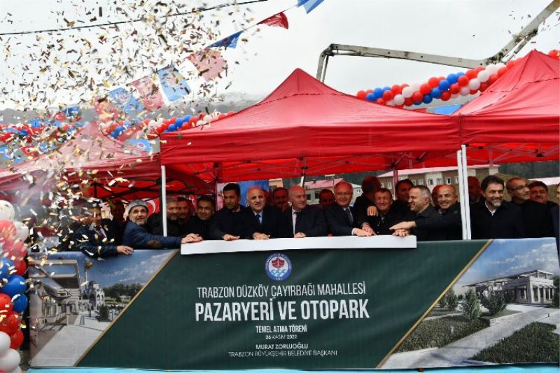 Düzköy Pazaryeri ve Otopark Projesi start verdi