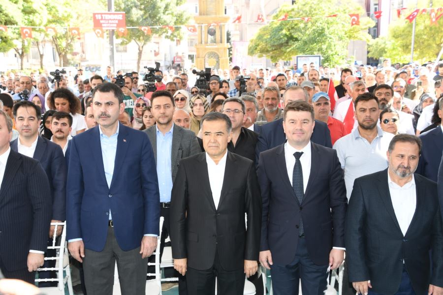 BAKAN MURAT KURUM, “BELEDİYE BAŞKANIMIZ İLE BİRLİKTE AKSARAY’I CAZİBE MERKEZİ HALİNE GETİRMEK İÇİN ÇALIŞIYORUZ’’