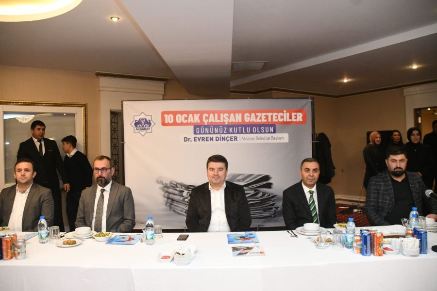 EVREN DİNÇER 10 OCAK ÇALIŞAN GAZETECİLER GÜNÜNDE MEDYA MENSUPLARI İLE BİR ARAYA GELDİ