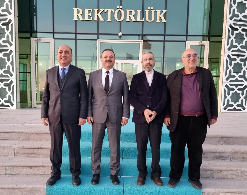 YAŞAR, PALTA VE BAYKAN’DAN PROF. ARIBAŞ’A TEBRİK ZİYARETİ