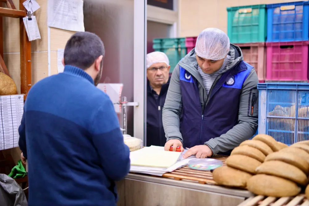 Zabıta Ekiplerinden Unlu mamul işletmeleri ve ekmek fırınlarına denetim 