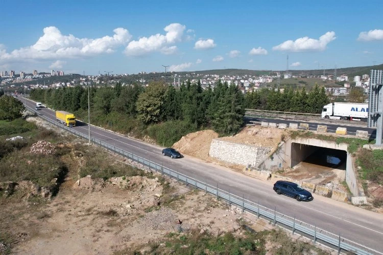 Kocaeli Stadyumu yolunda trafik düzenlemesi