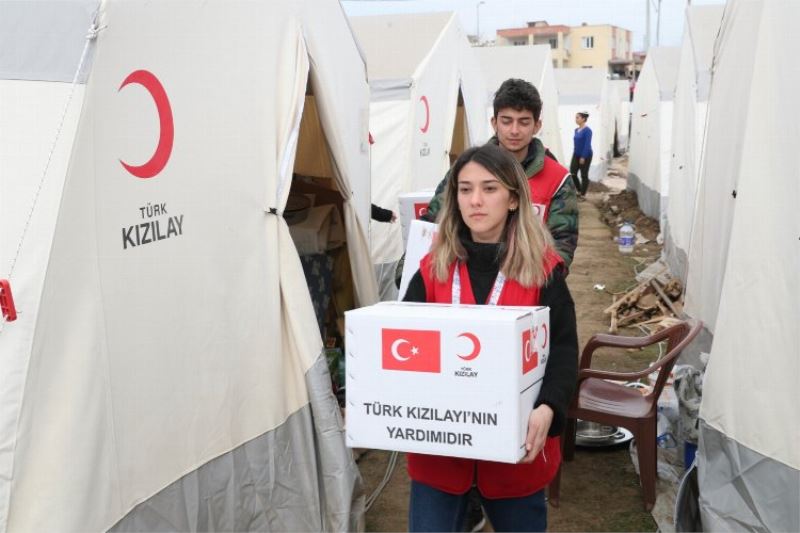 Kızılay hijyen malzemeleri dağıtımlarına ağırlık veriyor