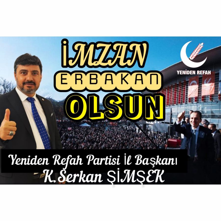 İMZAN ERBAKAN OLSUN