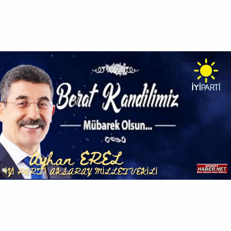 BERAT KANDİLİ MESAJI AYHAN EREL