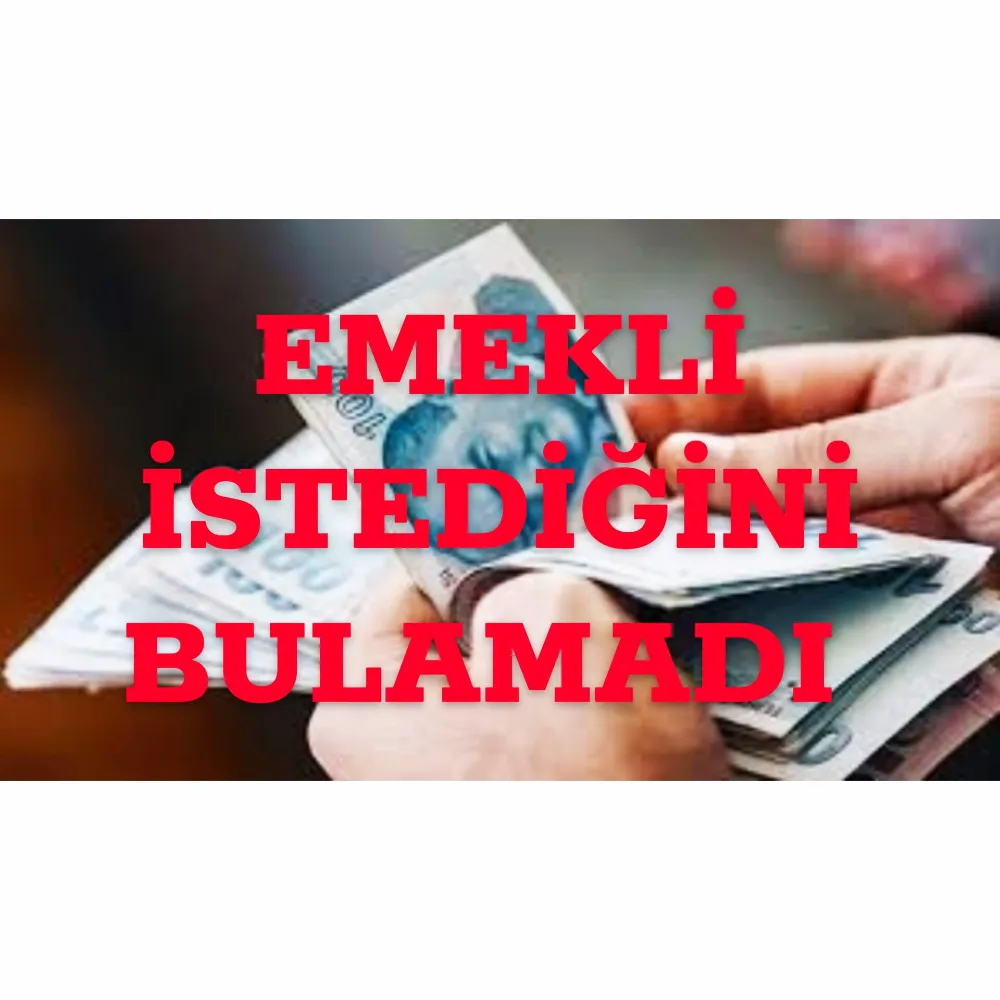 Emekli Maaşı Belli Oldu