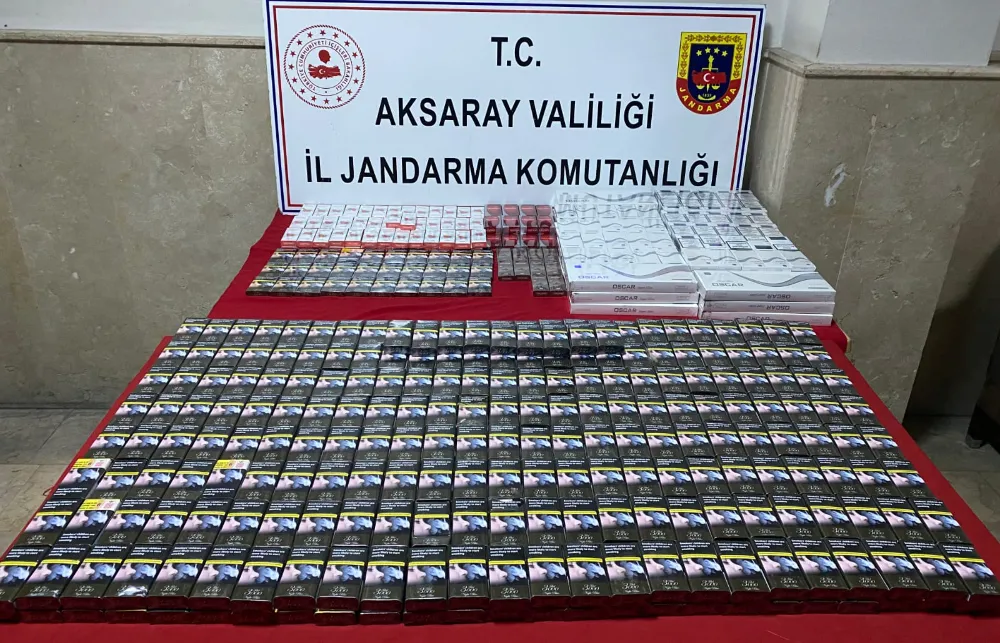 Aksaray Jandarmadan Kaçak Sigara Operasyonu: 865 Paket Ele Geçirildi