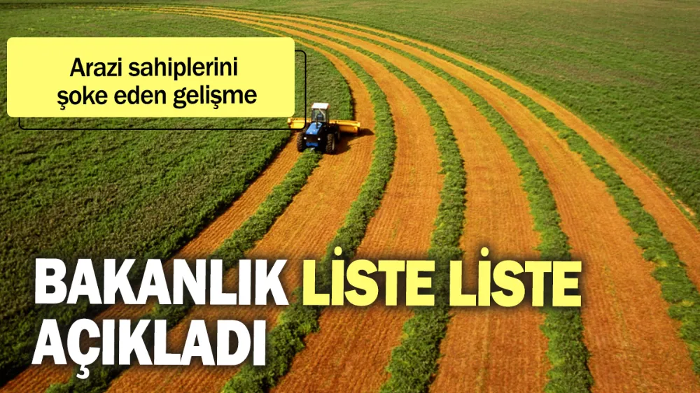 Arazi sahiplerini şoke eden gelişme