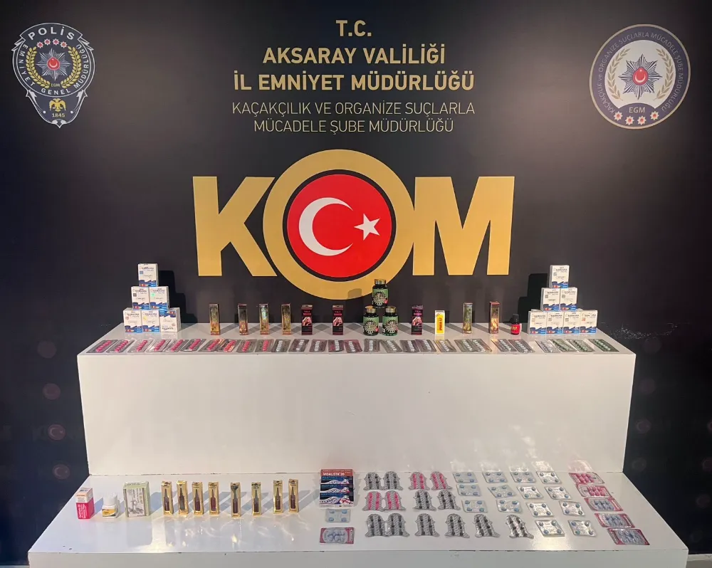 Aksaray’da Gümrük Kaçağı Cinsel İçerikli Ürün Operasyonu