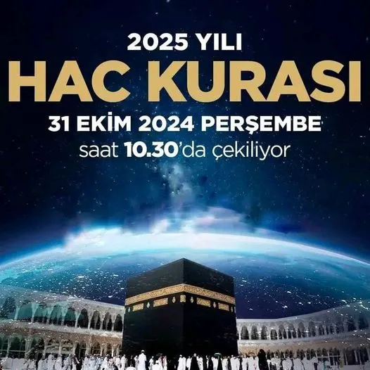 2025 Hac Kuraları Yarın Çekiliyor