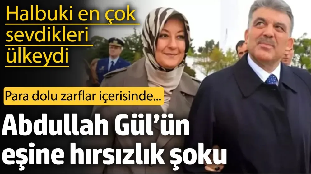 Abdullah Gül’ün eşine İngiltere