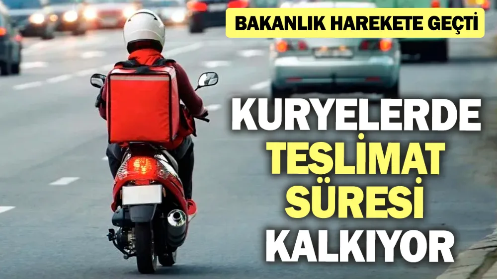 Kuryelerde teslimat süresi kalkıyor!