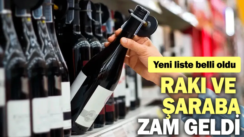 Alkollü İçecek Fiyatlarına Yine Zam: Rakı ve Şarapta Artış Sürüyor