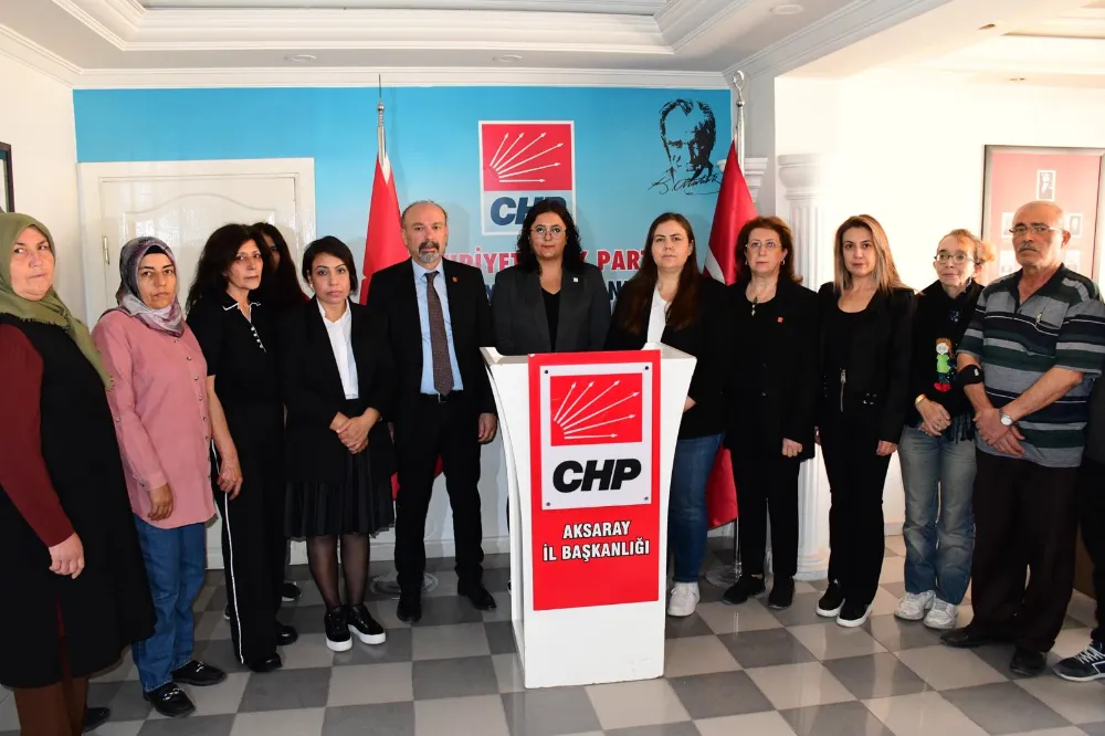 CHP Aksaray Kadın Kolları: Sokaklarda Huzur ve Güvenlik İstiyoruz