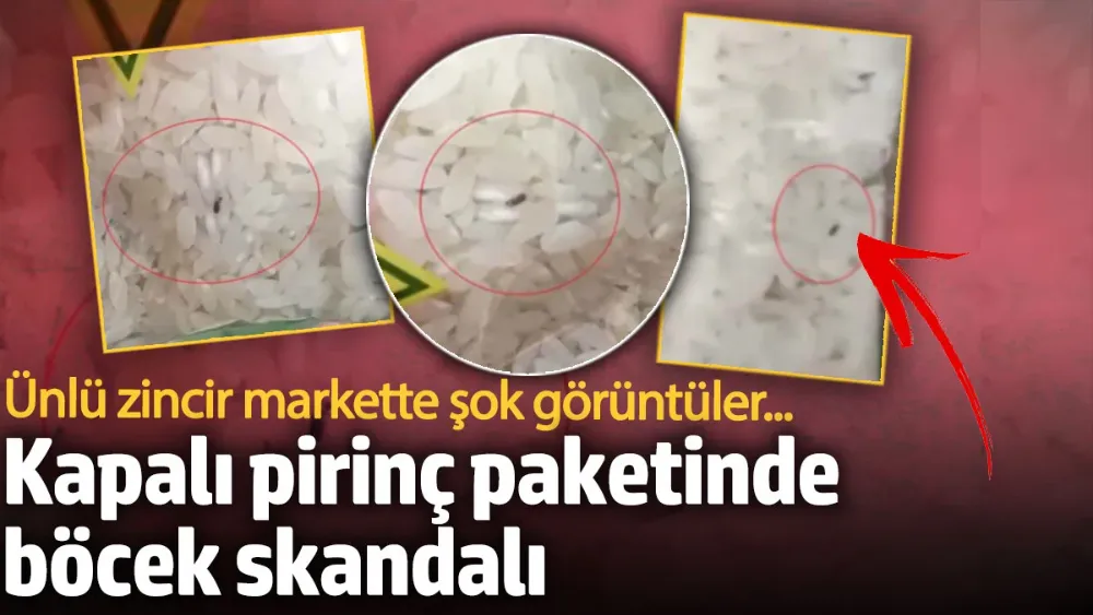 Ünlü zincir markette skandal görüntüler! 