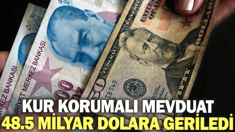 Kur Korumalı Mevduat 48.5 milyar dolara geriledi