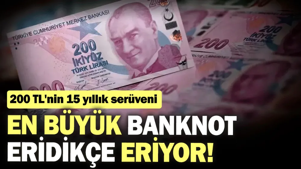  En büyük banknot eridikçe eriyor!