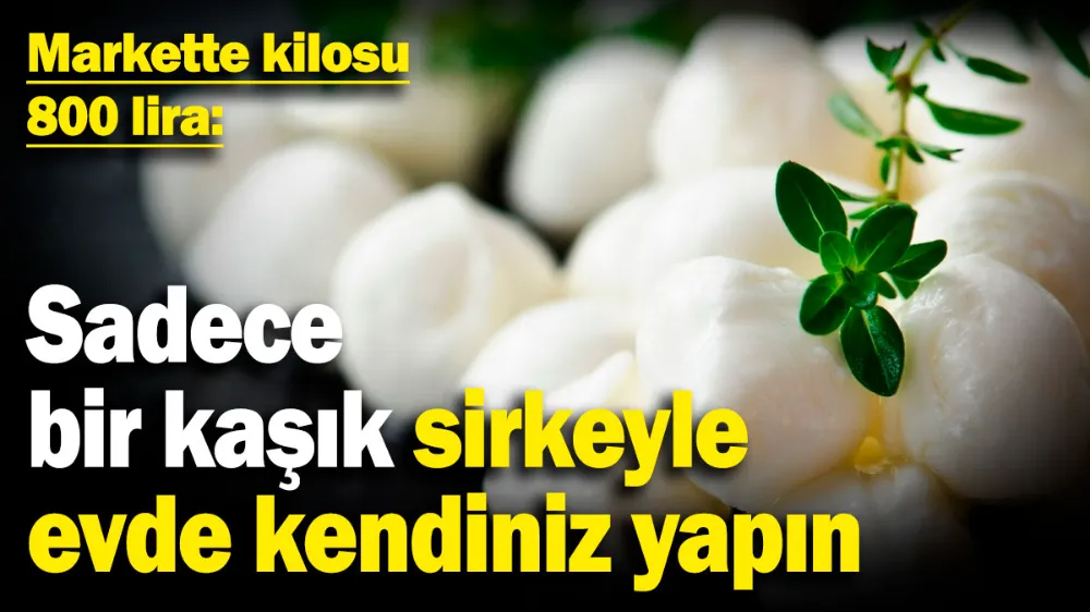 Sadece bir kaşık sirkeyle evde kendiniz yapın