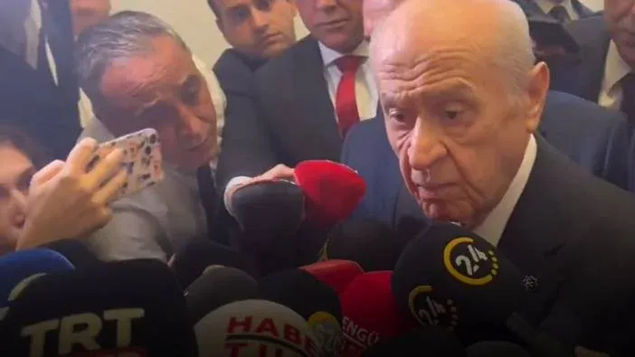 Bahçeli, Erdoğan sorusuna çok sinirlendi! Gazeteciyi azarladı