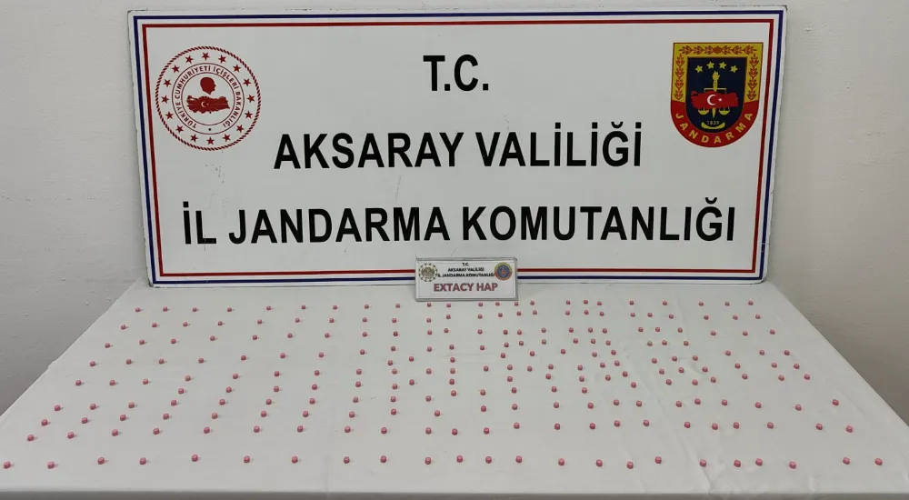 Aksaray’da  234 Adet Extacy Ele Geçirildi