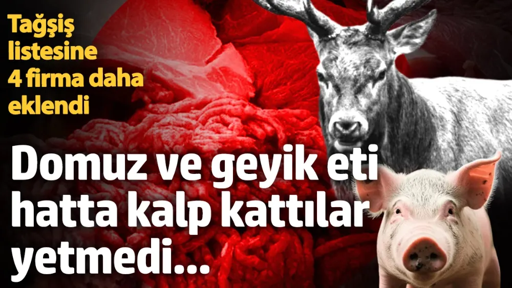 Domuz ve geyik eti, hatta kalp kattılar yetmedi!