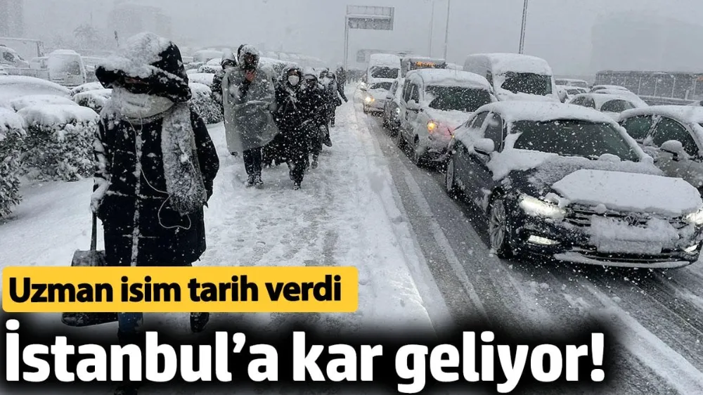 İstanbul’a kar geliyor! 