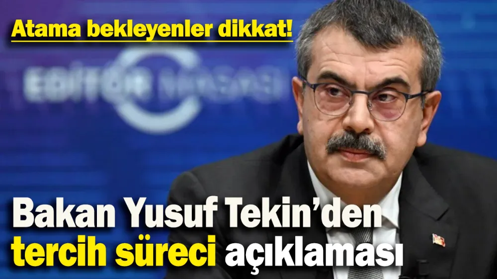 Bakan Yusuf Tekin