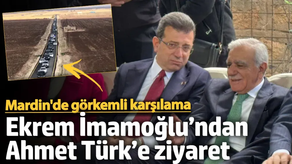 Ekrem İmamoğlu’ndan Ahmet Türk’e ziyaret! 