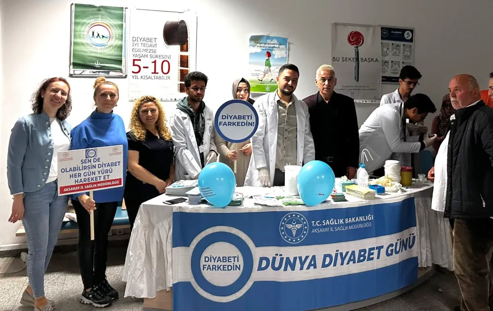 Aksaray’da Diyabet Farkındalığı İçin Anlamlı Etkinlik