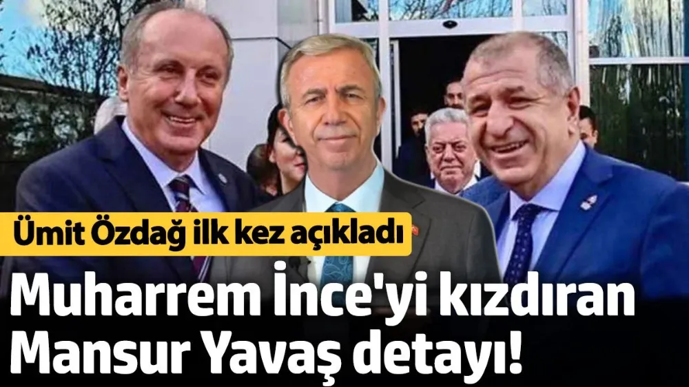 Ümit Özdağ ilk kez açıkladı