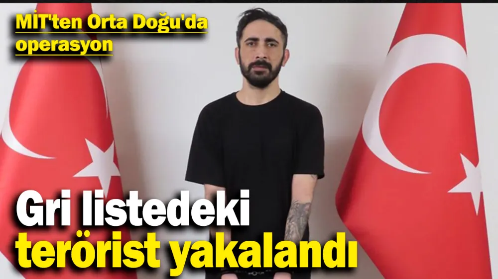 Gri listedeki terörist yakalandı