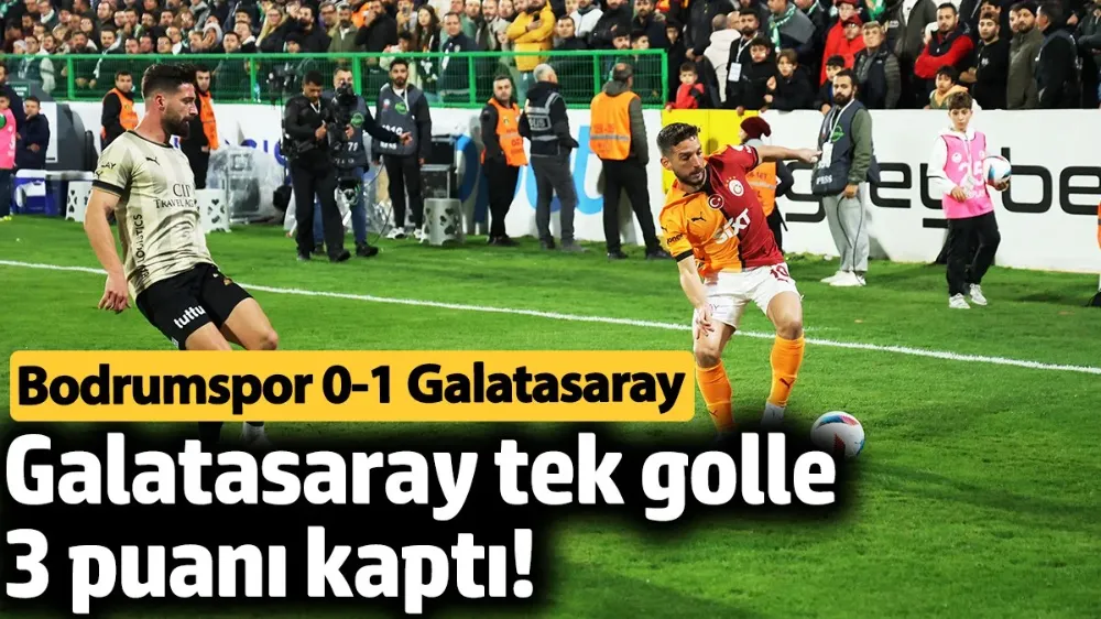 Galatasaray tek golle 3 puanı kaptı! 