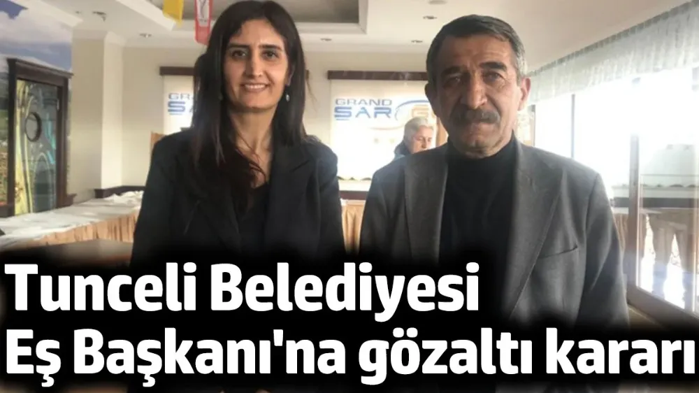 Tunceli Belediyesi Eş Başkanı