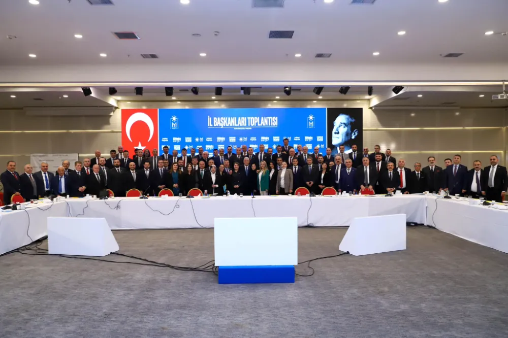 İYİ Parti İl Başkanları Olağan Toplantıda Bir Araya Geldi