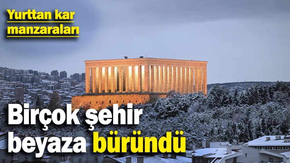 Yurttan kar manzaraları