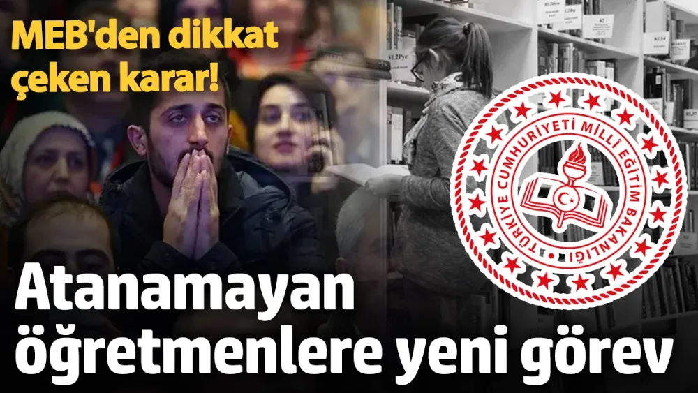 Atanamayan öğretmenler kütüphanelere uzman olarak görevlendirilecek! 