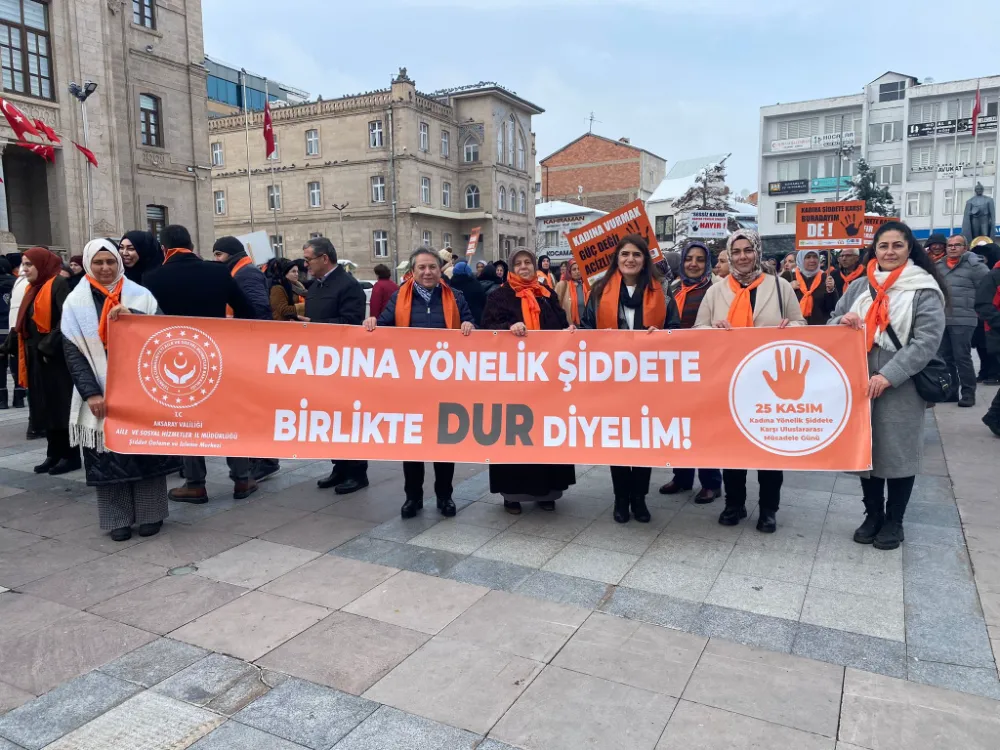 MHP Aksaray’dan “Kadına Şiddete Hayır” Mesajı!