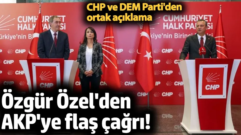 CHP ve DEM Parti