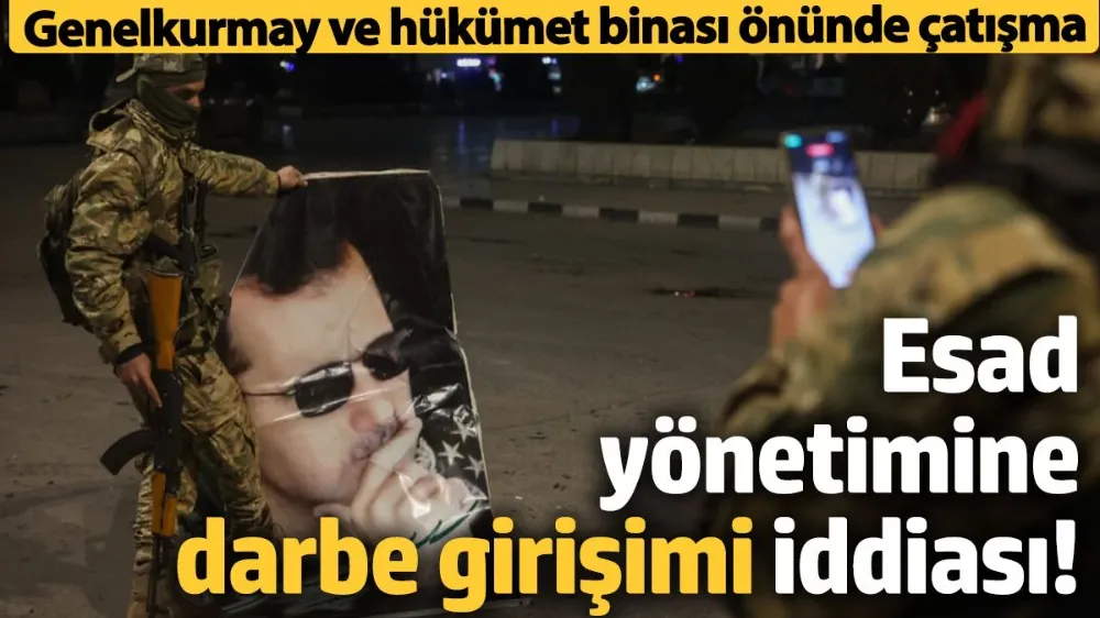 Esad yönetimine darbe girişimi iddiası! 