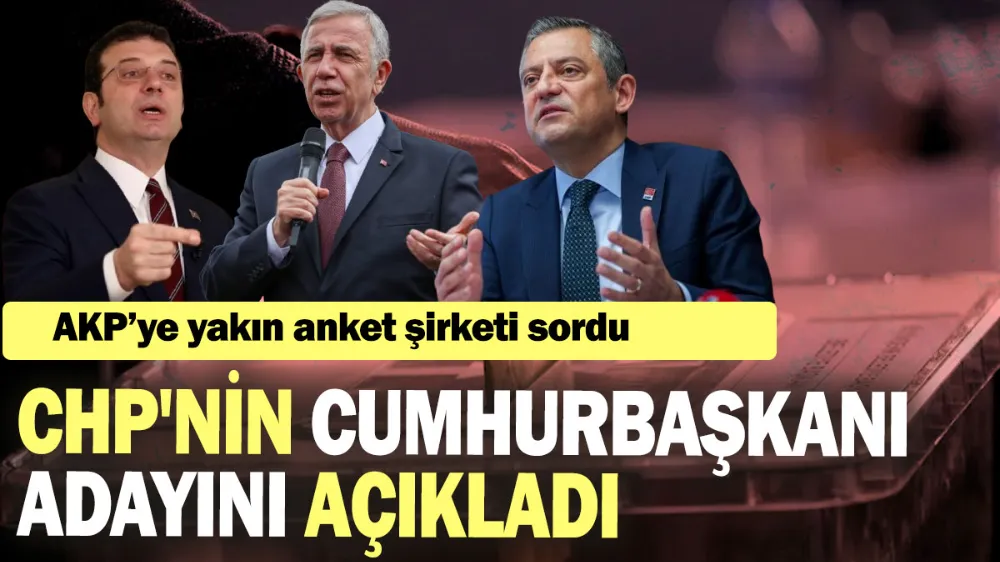 İktidara yakın anket şirketi CHP