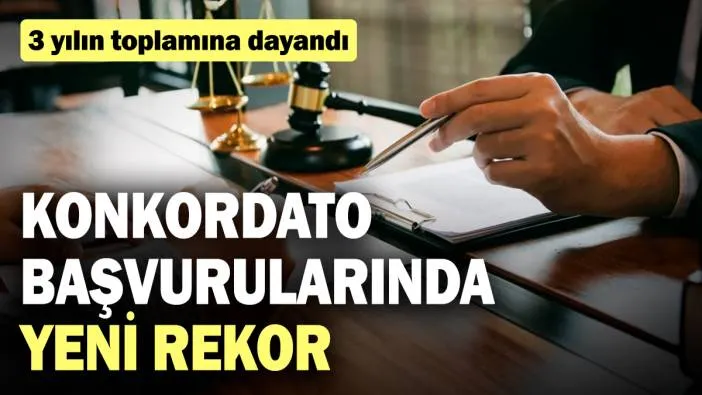 Konkordato başvurularında yeni rekor