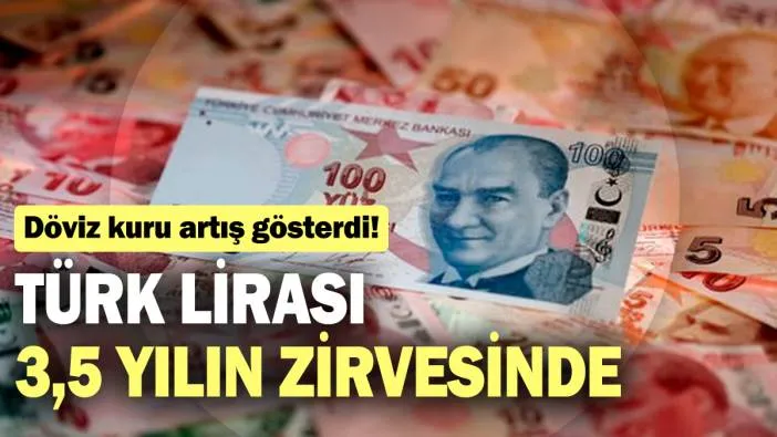 Türk Lirası 3,5 yılın zirvesinde