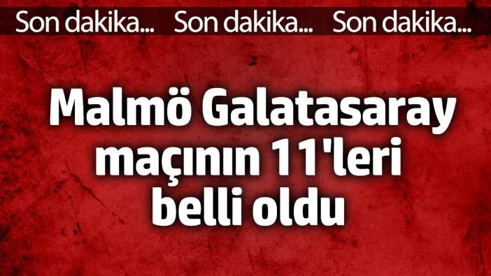 Malmö- Galatasaray maçının 11