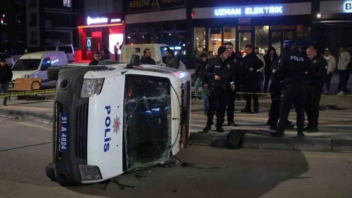 Niğde’de polis otosu ile otomobil çarpıştı: 6 yaralı