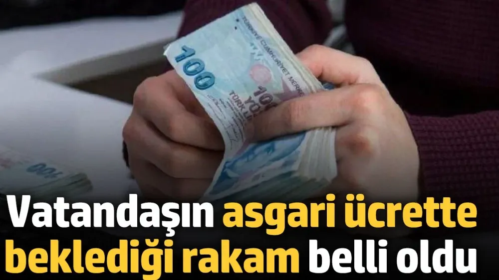 Son anket geldi! Vatandaşın asgari ücrette beklediği rakam belli oldu